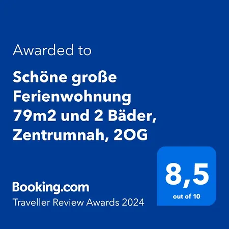 Schöne Große 79m2 Und 2 Bäder, Zentrumnah, 2og Apartment Erfurt